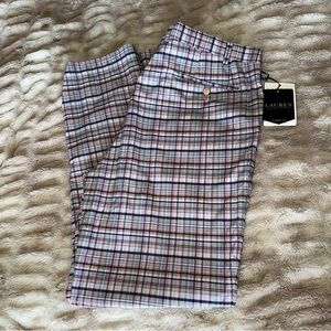Lauren Ralph Lauren Ultraflex Plaid Dress Pants 40x32 Classic Fit NWT
